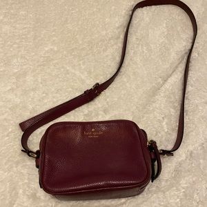 Kate Spade Double Zip Mini in deep plum